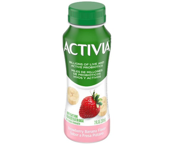 Dannon Activia Strawberry Banana Flavored Probiotic Yogurt Drink - 7 fl oz