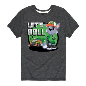 Boys' - Paw Patrol - Let's Roll Rocky Short Sleeve Graphic T-Shirt - 1 of 4