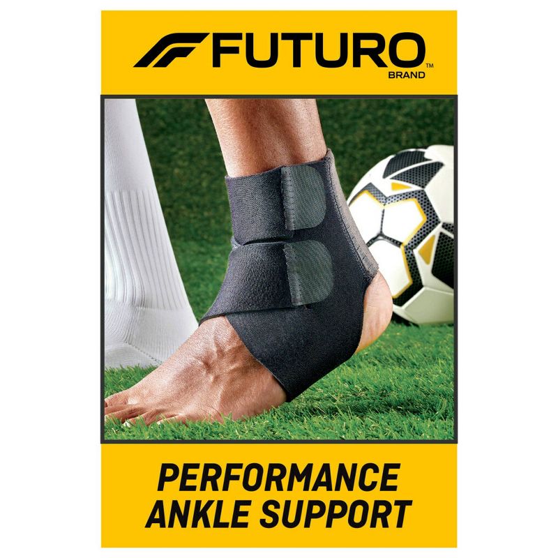 FUTURO Performance Ankle Support, Adjustable Ankle Brace for Sport - 1pk, 3 of 10