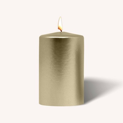 Hyoola - Metallic Pillar Candles