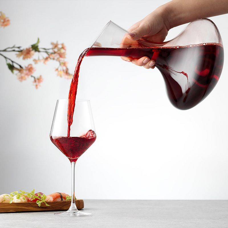 JoyJolt Layla Red Wine Glasses - Set of 4 Wine Lead-Free Crystal Wine Glass Set - 17 oz, 3 of 9