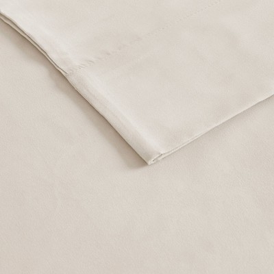 Ivory Full Deep Pocket Cotton Polyester Microfiber Sheet Set
