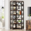 Tribesigns 78.74" Tall 7-Tier Corner Bookshelf - 3 of 4