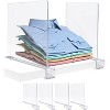 Sorbus Acrylic Shelf Dividers Great Organizer for Clothes, Linens, Purse Separators, Kitchen Cabinets and more - 4 of 4