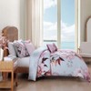 Bebejan Blooming Peonies 100% Cotton 5-Piece Reversible Comforter Set - 3 of 4