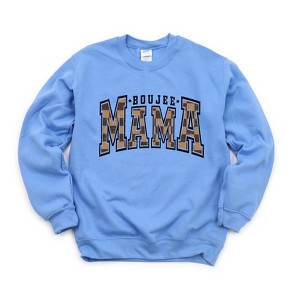 Simply Sage Market Women's Graphic Sweatshirt Boujee Mama Plaid - 1 of 4