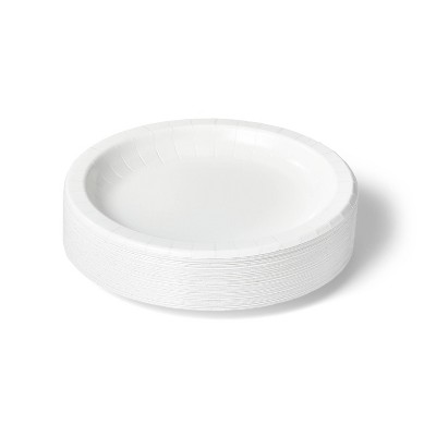 Heavy Duty White Paper Plates 8.5&#34; - 55ct- up &#38; up&#8482;