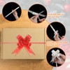 Unique Bargains Plastic Gold Edge PP Plastic Glossy Appearance Gift Wrap Satin Pull Bows 200 Count - 4 of 4