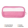 Unique Bargains Nylon Mesh Zipper Portable Travel Home Storage Makeup Bags 2 Pcs - 3 of 3