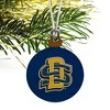 South Dakota State University Logo Mini Small Tiny Wood Christmas Tree Holiday Ornament - 3 of 4