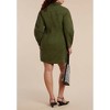 ELOQUII Denim Mini Dress With Zipper Detail - 3 of 3