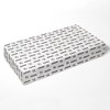 Bacati - Black Kisses N Hugs Print 100 percent Cotton Universal Baby US Standard Crib or Toddler Bed Fitted Sheet - 3 of 4