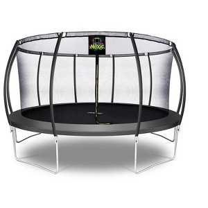 Moxie Pumpkin-Shaped Outdoor Trampoline Set with Premium Top-Ring Frame Safety Enclosure - 1 of 4