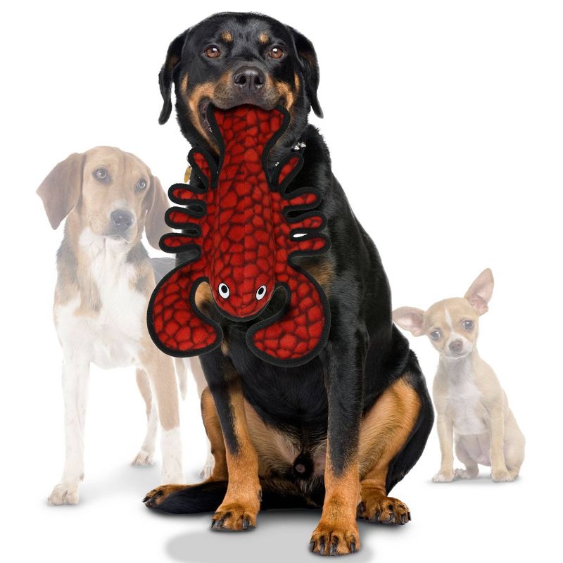 Tuffy Ocean Creature Lobster Dog Toy - Red, 3 of 11