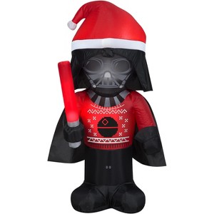 Star Wars Airblown Inflatable Darth Vader in Ugly Christmas Sweater, 3.5 ft Tall - 1 of 4