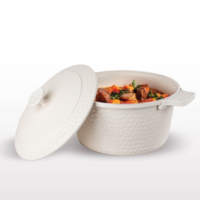 Gotham Steel 5QT Dutch Oven Ceramic Nonstick Lightweight Self Basting Lid