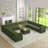 163.39" Modern Minimalist Corduroy U-Shape Modular Sectional Sofa, No Assembly Needed, 12-piece Free Combination Sofa - 2 of 4