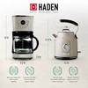 Haden Coffee Machine, 12 Cup Drip Coffee Maker Bundled with Dorset 1.7 Liter Stainless Steel Electric Hot Water Kettle, Putty & Chrome - 4 of 4