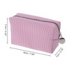Unique Bargains Striped Pattern Makeup Bag for Travel 1 Pc - 2 of 4