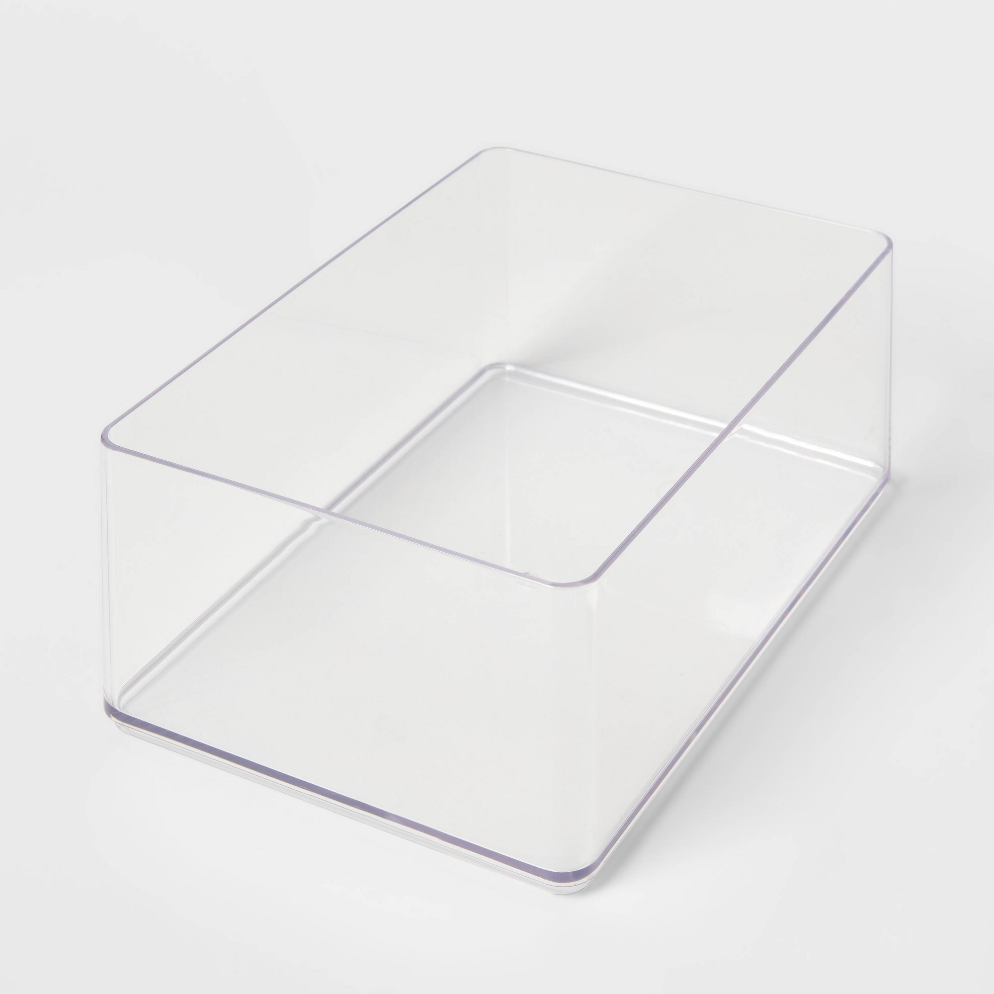 9"x6"x3.25" Large Plastic Bathroom Tray Clear - Brightroom™