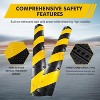 3.3Ft Rubber Speed Bumps for Road, Rubber Speed Bumps for Driveway Black Wire Cord Ramp Set of 2 Speed Bumps Cable Protector Supports 25000lbs, - 3 of 4