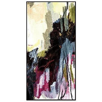 Lola 49"x25" Multicolor Abstract Canvas Wall Art