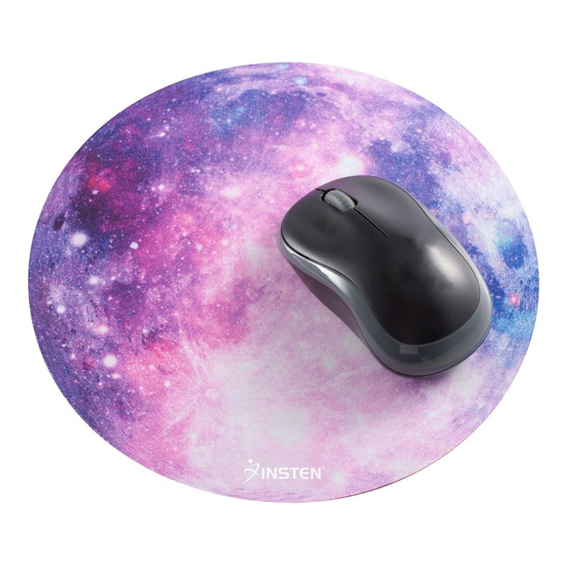 Insten Round Galaxy Mouse Pad, Anti-Slip & Smooth Mousepad Mat for Wired/Wireless Gaming Computer Mouse, 2 of 9