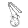 Black Bow Jewelry Charles Hubert Stainless Steel Open Face Analog Pocket Watch 52mm - 3 of 4