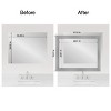 Amanti Art Mirror Makeover Bathroom Mirror Frame Border Kit - Fully Assembled Peel and Stick Frame - Mirror NOT Included - Flair Trim - 4 of 4