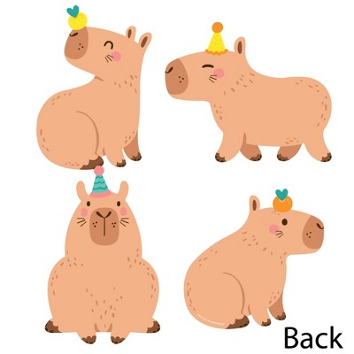 Big Dot Of Happiness Capy Birthday Decorations - 20 Piece Capybara Party Cutouts
