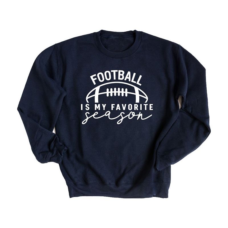Simply Sage Market Women's Graphic Sweatshirt Football Is My Favorite Season, 1 of 5