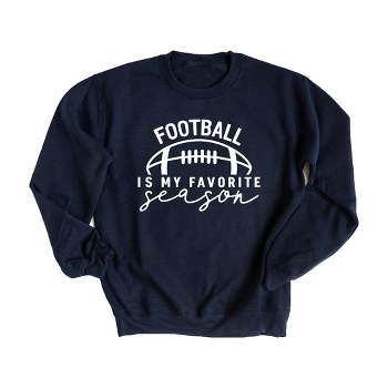 Simply Sage Market Women's Graphic Sweatshirt Football Is My Favorite Season
