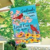 Briarwood Lane House Flag 40x28 For Outdoor Cardinals Appear Spring House Flag Flag For Spring House Flag - 4 of 4