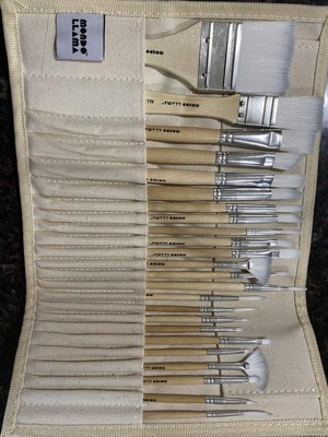 18pc Paintbrush And Palette Set - Mondo Llama™ : Target