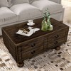 PAGED 23.6 Inch Side Table Modern Wooden End Table with Storage Drawer and Legs for Living Room, Bedroom - 2 of 4