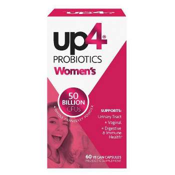 UP4 Women's Probiotic with Organic Vegan Cranberry Capsules - 60ct