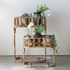 Storied Home Handmade Woven Rattan Planters, Natural, Set of 2 - 4 of 4