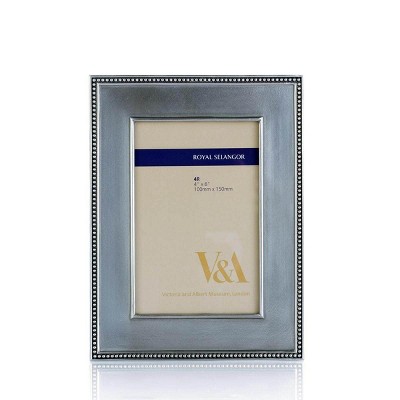 Royal Selangor Hand Finished The Inspired Collection Pewter Bead Phot Frame (4R) Gift