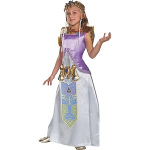Girls' Zelda Deluxe Costume - 1 of 4