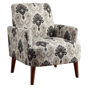 Wilbanks Transitional Track Arm Fabric Accent Chair Multiple - ioHOMES, Brown