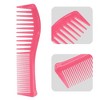 Unique Bargains Anti Static Hair Comb Wide Tooth for Thick Curly Hair Hair Care Detangling Comb For Wet and Dry 2 Pcs - 3 of 4
