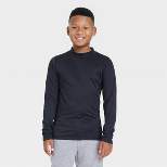 Boys' Long Sleeve Fitted Performance Mock Neck T-Shirt - All in Motion™