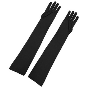 INSPIRE CHIC Women's Full Finger Opera Length Solid Gloves - 1 of 4