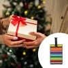 Unique Bargains Multi-color Horizontal Pattern Luggage Tag Colorful 1 Pc - 4 of 4