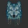 Boy's Design By Humans Geometric Wolf By jun087 T-Shirt - 2 of 3