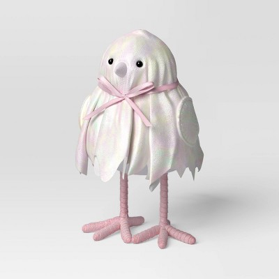 Featherly Friends™ Shimmer Ghost Bird Figurine - Hyde and EEK! Boutique™ White