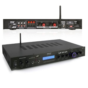 Pyle 2.1 Channel Bluetooth Rack Mount Amplifier Receiver PDA7BU - Black - 1 of 4