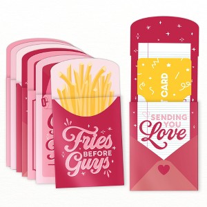 Big Dot of Happiness Assorted Perfect Pair Galentine's Day Gift Card Holders with Envelopes Valentine's Money Gift Card Sleeves Nifty Gifty Pack, 8 ct - 1 of 4