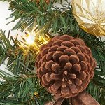 gold pine cone