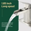 Cobbe Single Handle Bathroom Sink Faucet for Vanity Single-Hole with Pop-Up Drain Bathroom Faucet  Brushed Nickel - 4 of 4